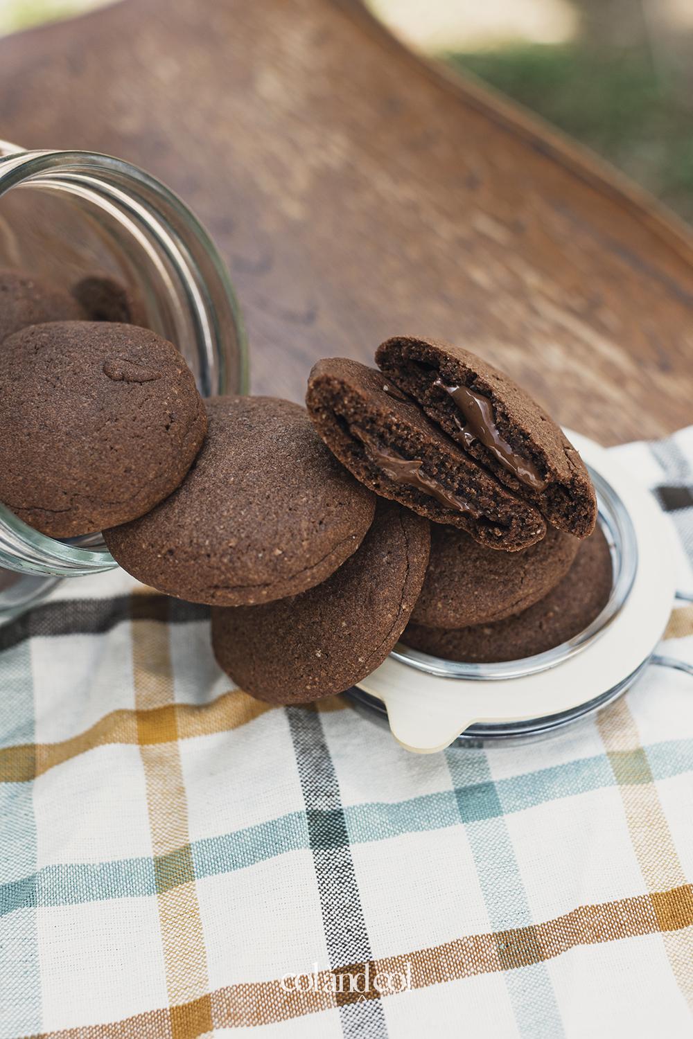 Galletas De Chocolate Rellenas De Nutella Blog De ColandCol