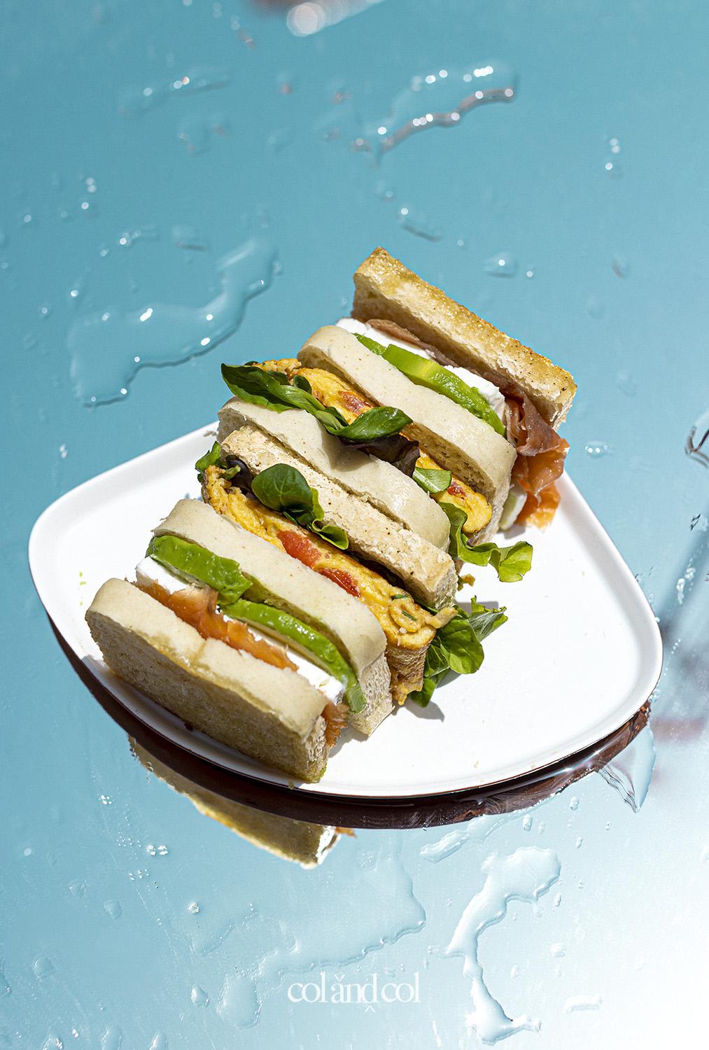 Sándwich de salmón ahumado col and col 2